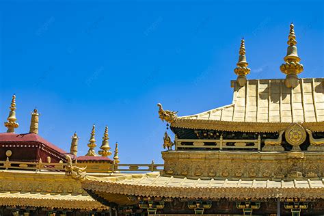 Tibet Monastery Architecture Landscape Photography Map Background ...