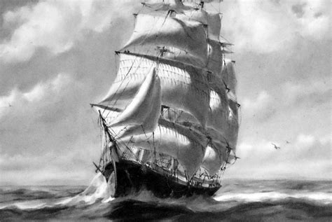 Free photo: Tall Ship Painting - Adventure, Transport, Sail - Free ...