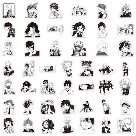 Details 78+ black and white anime stickers - in.cdgdbentre