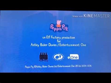 Peppa Pig Elf Factory Astley Baker Davies Entertainment One - YouTube