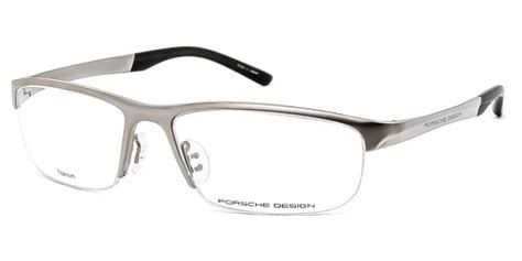 Porsche Design P8182 B Eyeglasses in Titanium Grey | SmartBuyGlasses USA