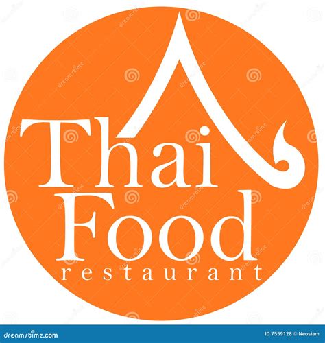 Thai Food Restaurant Logo Design Stock Vector - Image: 7559128