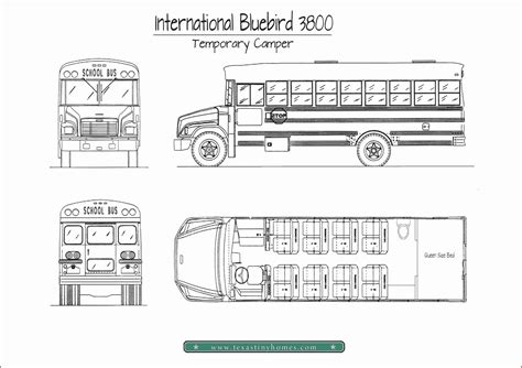 Mini School Bus Interior Dimensions - Design Talk