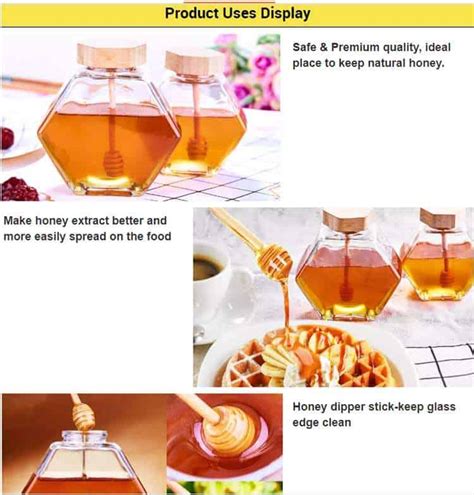 Hexagon Honey Jars wholesale Factory | Glass Honey Jars Bulk Supplier