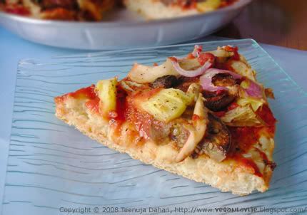 My Favourite No-cheese Pizza - Vegan Pizza | Dairy-free Pizza Recipe