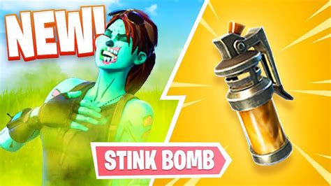 New Fortnite Stink Bomb Gameplay! (Fortnite Battle Royale) | FpvRacer.lt