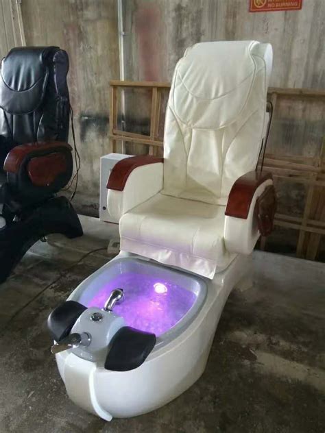 Whirlpool foot spa massage pedicure chair with bowl | Alibaba Salon Furniture Nail Spa Equipment ...