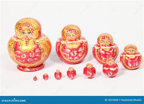 Nested dolls stock photo. Image of souvenir, nested, product - 10374628