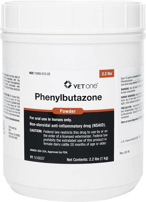 Bute Phenylbutazone Powder for Horses, 2.2 lbs - Chewy.com