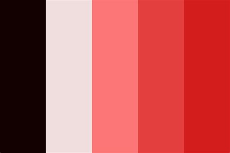 Red hues Color Palette