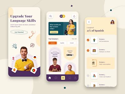 Duolingo App Redesign designs, themes, templates and downloadable graphic elements on Dribbble