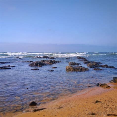 Beach stock image. Image of water, casablanca, nature - 121674613