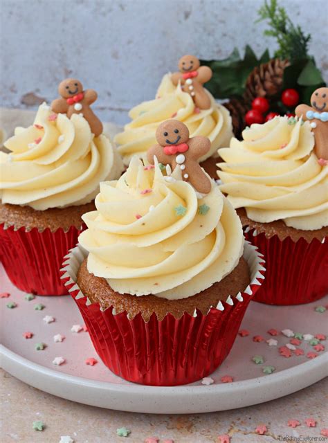 Gingerbread Cupcakes - The Baking Explorer