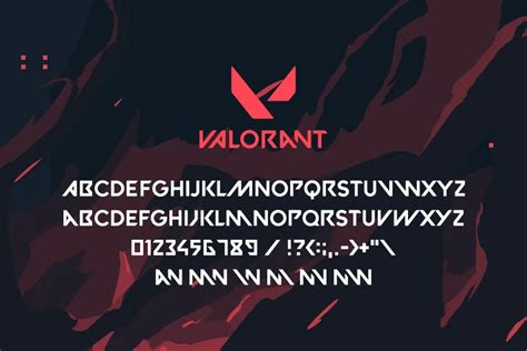 Explore the Valorant Font Used in Game & Logo