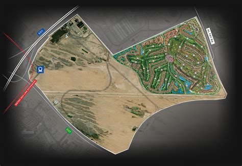 Jumeirah Golf Estate Map
