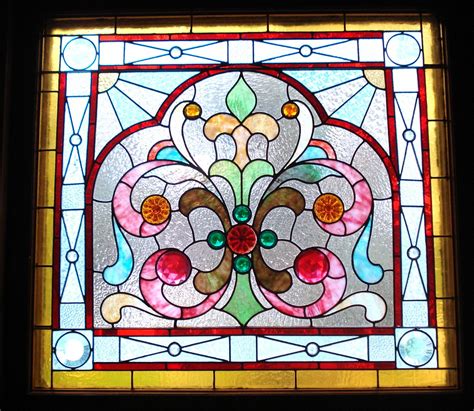 square shaped stained glass window | i took this photo at a … | Flickr
