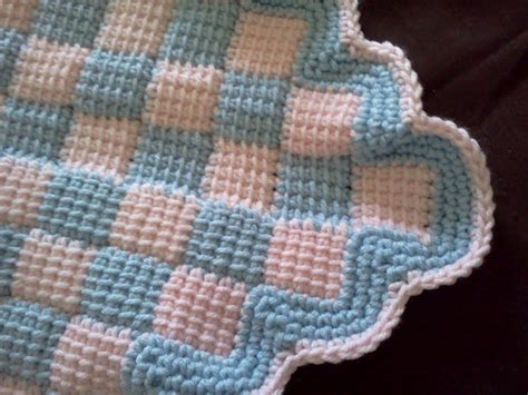 Charlotte's Web: Entrelac crochet blanket