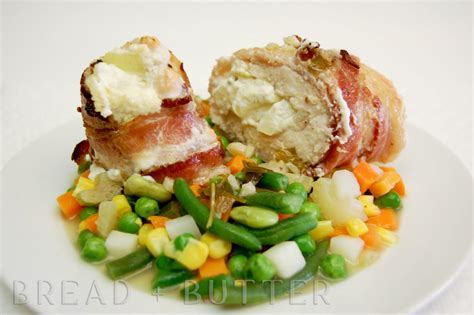 Bread + Butter: Cream Cheese Stuffed Bacon Wrapped Chicken