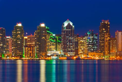 San Diego Skyline at Night