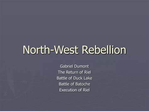 PPT - North-West Rebellion PowerPoint Presentation, free download - ID:4476231