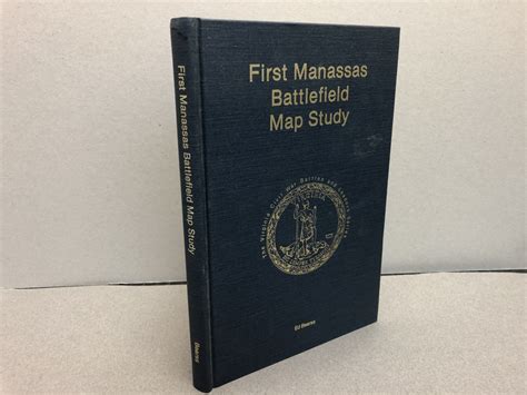 First Manassas Battlefield Map Study ( signed )