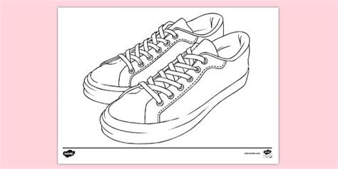 FREE! - Pair of Shoes Colouring Page | Colouring Sheets