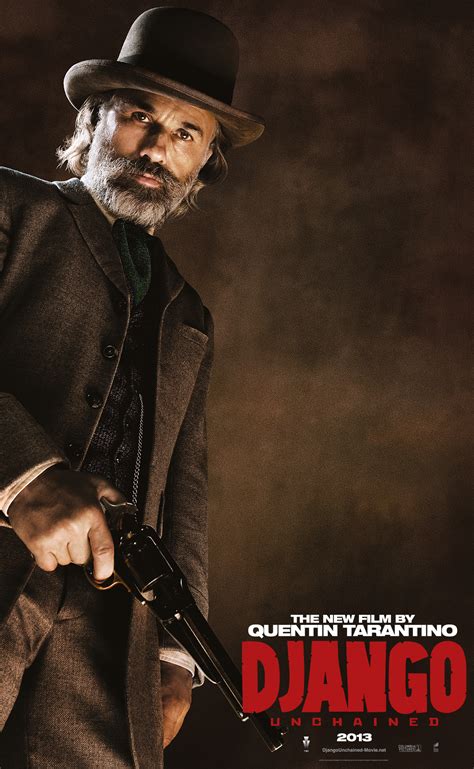 Django Unchained Character Poster - Christoph Waltz - HeyUGuys