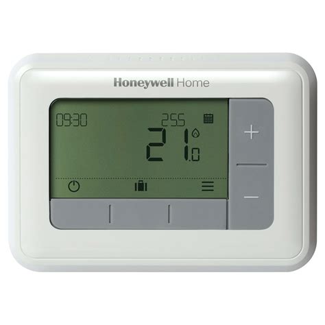 Honeywell Home T4 Wired Programmable Thermostat - White | ElectricalDirect