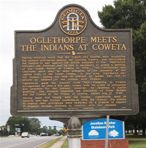 Oglethorpe Meets the Indians at Coweta - Georgia Historical Society