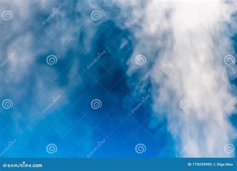 Closeup Steam from the Air Humidifier on Blue Background. Health, Disease Prevention Stock Image ...