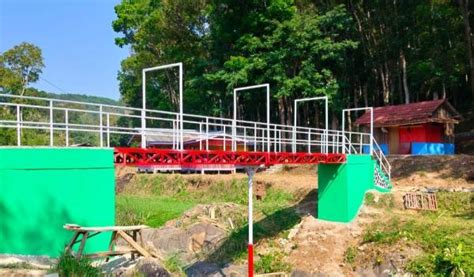 Jembatan Merah Putih di Bojongpetir jadi Destinasi Wisata Baru