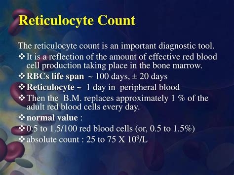 PPT - Reticulocyte Count PowerPoint Presentation, free download - ID:7079814