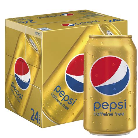 Pepsi Cola Caffeine Free Soda Pop, 12 oz, 24 Pack Bottles - Walmart.com