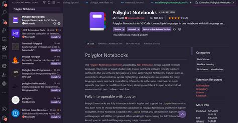 Installing Polyglot Notebooks - Matt on ML.NET