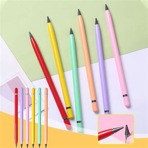 50% Off Clear! SHOPESSA 6 Piece Inkless Pencil Metal Pen Erasable Sign ...