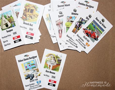 Game Of Life Career Cards Printable - Printable Templates