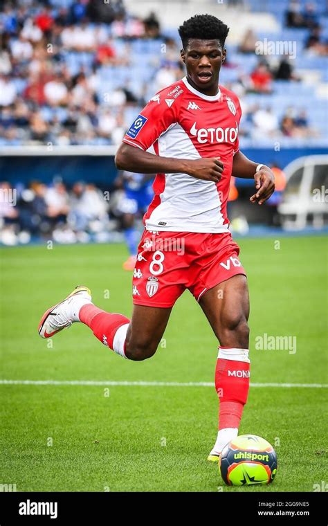 Download this stock image: Aurelien TCHOUAMENI of Monaco during the ...