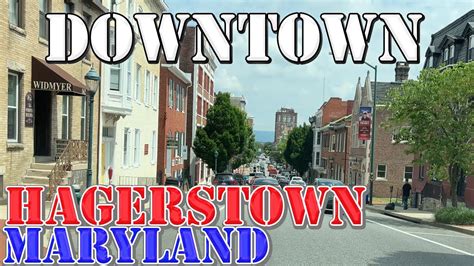 Hagerstown - Maryland - 4K Downtown Drive - YouTube