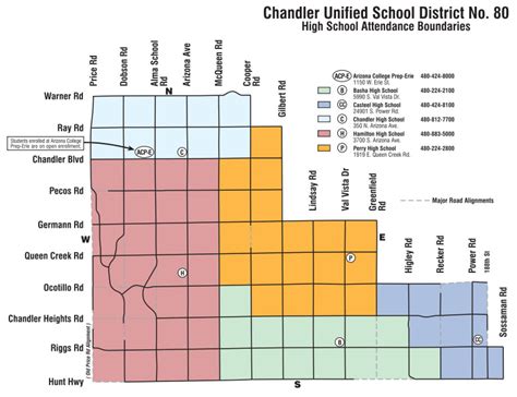 Chandler Unified School District Boundaries Map - Phoenix AZ Real ...