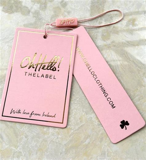 Customized Paper Hang Tag Garment Bag Printed Tags Clothing Swing Tag Labels #tag #label # ...