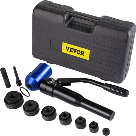 VEVOR Hydraulic Knockout Punch Set, 98KN(10 T) Knockout Hole Punch ...