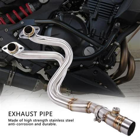 Mgaxyff Motorcycle Full Exhaust System Front Midlle Pipe for Kawasaki ...