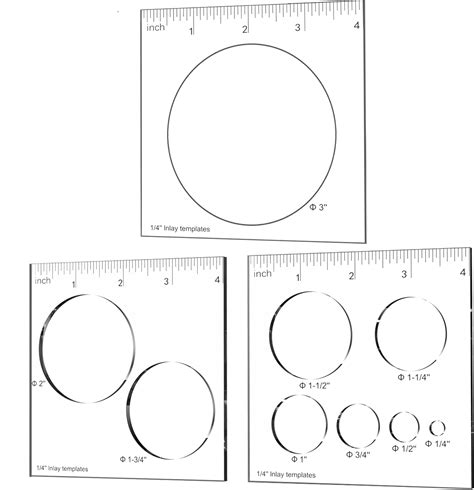 Amazon.com: inBovoga 3 Pcs Router Templates for Woodworking, Circle Jig ...