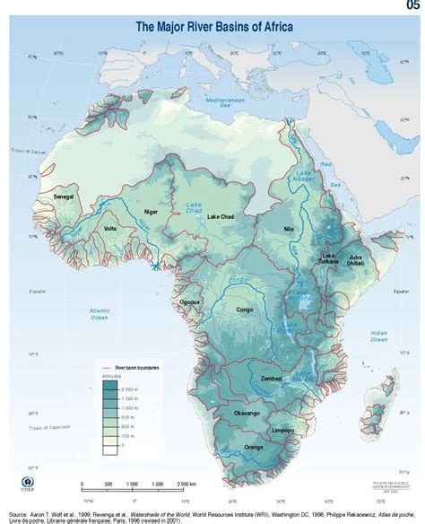 River basins of Africa - Vivid Maps