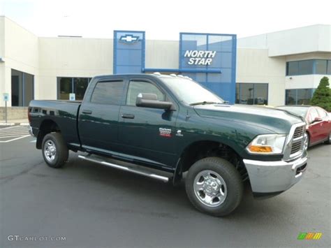 2011 Hunter Green Pearl Dodge Ram 2500 HD ST Crew Cab 4x4 #66951769 | GTCarLot.com - Car Color ...