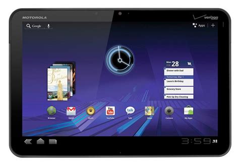 Motorola Xoom, um tablet Dual-Core com Android Honeycomb