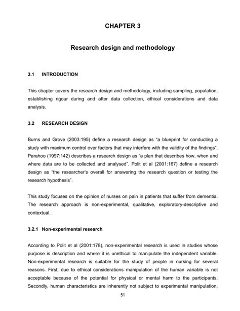 Chapter 3 Research Methodology Example Qualitative