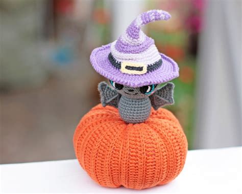 Bat Crochet Pattern Halloween Amigurumi Diy Halloween Decor - Etsy