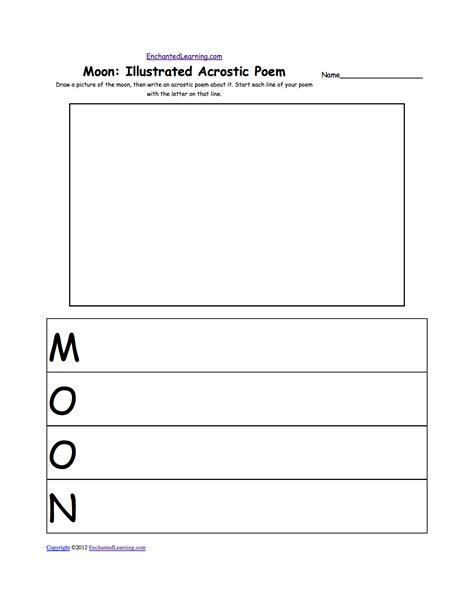 Family Acrostic Poem | Worksheet | Education.com - Worksheets Library