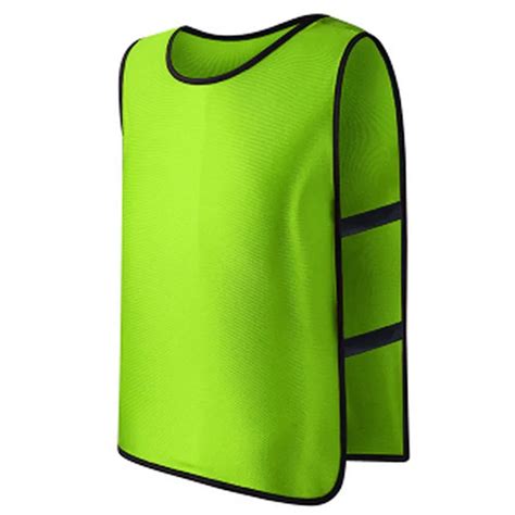 Men Football Vest Team Football Soccer Training Polyester Micro Mesh Jerseys Vest Plus Size-in ...